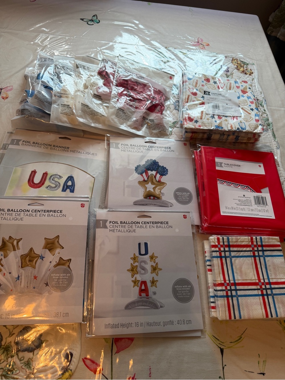 American Greeting USA party decorations